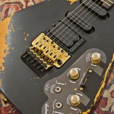 Jackson Pro Series Signature Phil Collen PC1-E, Ebony Fingerboard, Worn Black_3