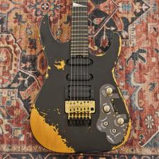 Jackson Pro Series Signature Phil Collen PC1-E, Ebony Fingerboard, Worn Black_4