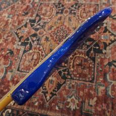 Fender FSR Made in Japan Hybrid II Jazz Bass, Maple Fingerboard, Sapphire Blue Transparent_5