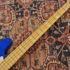 Fender FSR Made in Japan Hybrid II Jazz Bass, Maple Fingerboard, Sapphire Blue Transparent_6