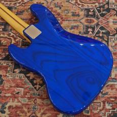 Fender FSR Made in Japan Hybrid II Jazz Bass, Maple Fingerboard, Sapphire Blue Transparent_8