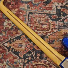 Fender FSR Made in Japan Hybrid II Jazz Bass, Maple Fingerboard, Sapphire Blue Transparent_10