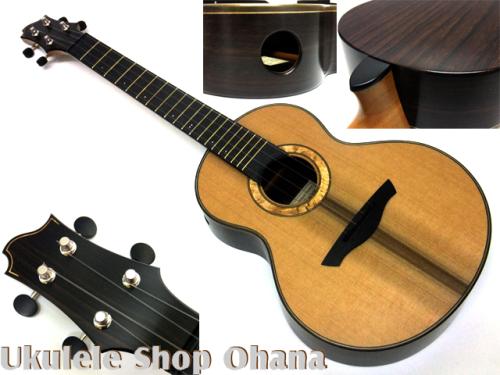 Akira Niihori Ukulele [Somali] テナー ウエスタンレッドシダー/インディアンローズウッド #04026
