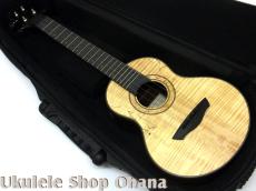 Akira Niihori Ukulele [Lizard] グランドコンサート スポルテッドカーリー栃/インディアンローズウッド #05032_5