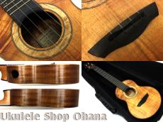 Akira Niihori Ukulele [Lizard] グランドコンサート ハワイアンコア/アフリカンマホガニー(裏1P) #05031_4