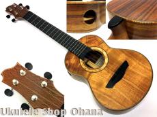 Akira Niihori Ukulele [Wasabi] スモールコンサート ハワイアンコア サイドホール #01052