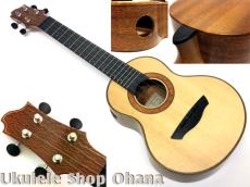Akira Niihori Ukulele [Daizu] スモールコンサート シトカスプルース/アフリカンマホガニー(表裏1P) #06004