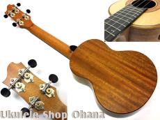Akira Niihori Ukulele [Daizu] スモールコンサート シトカスプルース/アフリカンマホガニー(表裏1P) #06004_2