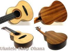 Akira Niihori Ukulele [Daizu] スモールコンサート シトカスプルース/アフリカンマホガニー(表裏1P) #06004_3