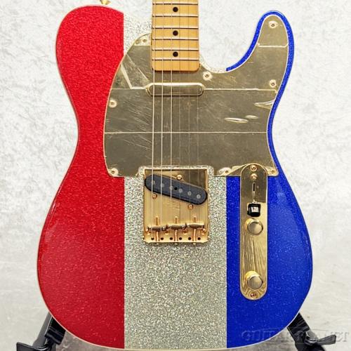 Fender 【アウトレット】Buck Owens Telecaster - Red Silver and Blue Sparkle -【MX24059225】【3.68kg】