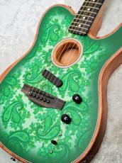 Fender FSR American Acoustasonic Telecaster Limited - Green Paisley - 【US254148A】【2.44kg】_7