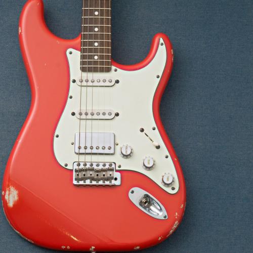 Fullertone Guitars STROKE SSH -Rusted Fiesta Red-【3.48kg】