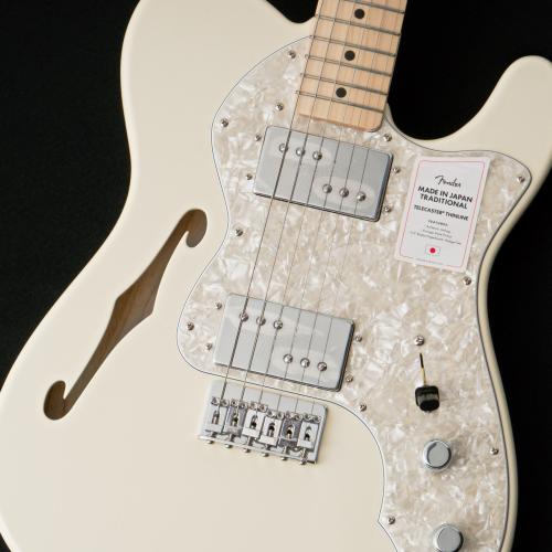 Fender Made in Japan Traditional II 70s Telecaster Thinline -Olympic White-【軽量個体】【JD25005321】