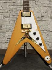 Epiphone Inspired By Gibson Custom Shop 1958 Korina Flying V Aged Natural 2022_11