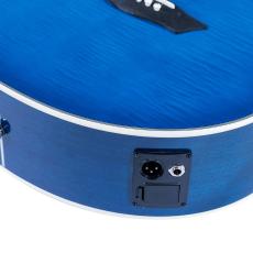 Washburn EA15 FLAME TRANSPARENT BLUE《エレアコ》【オンラインストア限定】_9