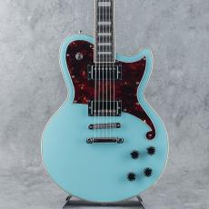 D'Angelico Premier Atlantic Sky Blue Top Natural Mahogany Back and Sides 2021