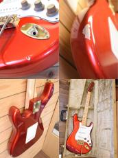 Greco SE-500 Matching Head/Metallic Red/The STRAT copy_6