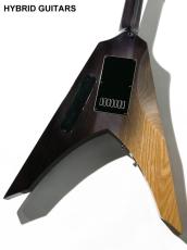 Combat V type EVERTUNE 7st Trans Black Natural Fade Burst with Bare Knuckle Nailbomb_2