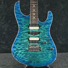 Suhr Custom Modern Quilt -Aqua Blue Burst- 2015USED!!【良杢キルト!】【マホガニー】【ハイエンドフロア】
