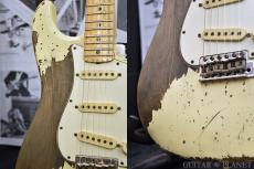 Fender Custom Shop MBS 1969 Stratocaster Super Heavy Relic -Vintage White- by Jason Smith 2021USED!!_8