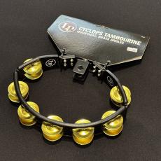 LP Cyclops Mountable Tambourine w/ Brass Jingles, Black [LP175]