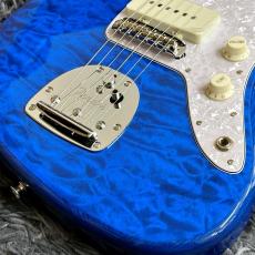 Fender FSR Made in Japan Hybrid II Jazzmaster, Maple Fingerboard, Sapphire Blue Transparent_3