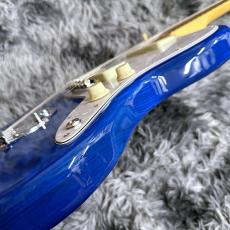Fender FSR Made in Japan Hybrid II Jazzmaster, Maple Fingerboard, Sapphire Blue Transparent_10