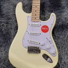 Squier Affinity Series Stratocaster, Maple Fingerboard, White Pickguard, Olympic White