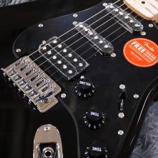 Squier Sonic Stratocaster HSS, Maple Fingerboard, Black Pickguard, Black【アウトレット特価】_3