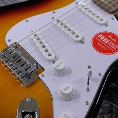 Squier Affinity Series Stratocaster, Laurel Fingerboard, White Pickguard / 3-Color Sunburst_3
