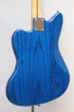 Fender FSR Made in Japan Hybrid II Jazzmaster, Maple Fingerboard, Sapphire Blue Transparent_3