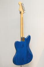 Fender FSR Made in Japan Hybrid II Jazzmaster, Maple Fingerboard, Sapphire Blue Transparent_4