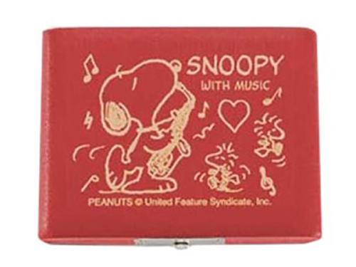 SNOOPY SAS05R 赤 リードケース アルトサックス 5枚収納可