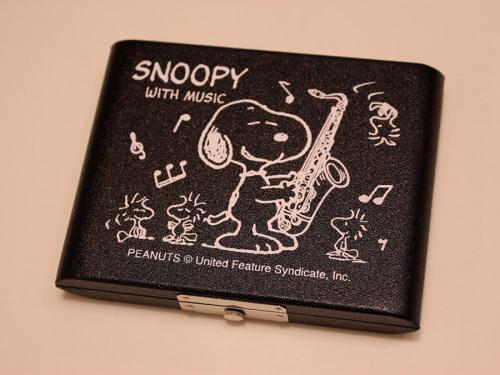 SNOOPY STS05 黒 リードケース テナーサックス5 枚収納可
