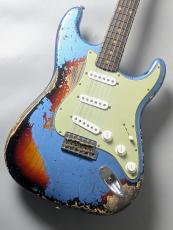 Fender Custom Shop 1961 Stratocaster Super Heavy Relic -Aged Lake Placid Blue over 3-Color Sunburst-