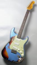 Fender Custom Shop 1961 Stratocaster Super Heavy Relic -Aged Lake Placid Blue over 3-Color Sunburst-_2