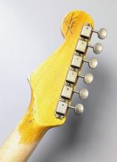 Fender Custom Shop 1961 Stratocaster Super Heavy Relic -Aged Lake Placid Blue over 3-Color Sunburst-_10