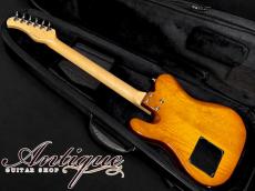 Sadowsky NYC Electric Nylon Guitar 2022 Caramel Burst /Flame Maple Top & Chambered Alder w/Barbera PU 2.65kg "Near-Mint Condition"_3