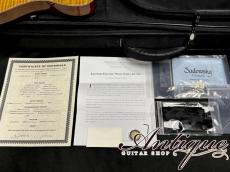 Sadowsky NYC Electric Nylon Guitar 2022 Caramel Burst /Flame Maple Top & Chambered Alder w/Barbera PU 2.65kg "Near-Mint Condition"_11