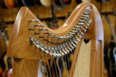 Stoney End  Brittany-22 "Cherry" with Full Lever Harp #9405_2