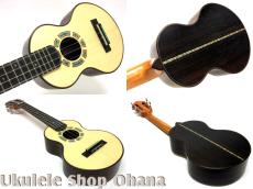 Kikolele コンサートロングネック フィエンメスプルース/マダガスカルローズウッド_3