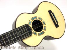 Kikolele コンサートロングネック フィエンメスプルース/マダガスカルローズウッド_6
