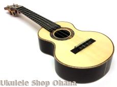 Kikolele コンサート フィエンメスプルース/インディアンローズウッド+カーリーメイプル(裏3P)_8