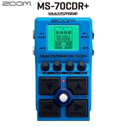 ZOOM MS-70CDR+ MultiStomp ストンプボックス 空間系エフェクター