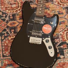 Squier Sonic Mustang HH, Laurel Fingerboard, Black Pickguard, Black