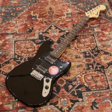 Squier Sonic Mustang HH, Laurel Fingerboard, Black Pickguard, Black_2