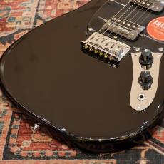 Squier Sonic Mustang HH, Laurel Fingerboard, Black Pickguard, Black_3