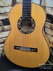 アンドレス・ドミンゲス Andres Dominguez 2000年製  松・シープレス・木ペグ フラメンコ 白【日本総本店2F 在庫品】