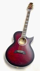 Takamine CUSTOM TSP178AC Quilt FL Crimson Red【限定1本】【渋谷カスタム】【AAAキルトメイプル】【薄胴エレアコ】_2