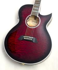 Takamine CUSTOM TSP178AC Quilt FL Crimson Red【限定1本】【渋谷カスタム】【AAAキルトメイプル】【薄胴エレアコ】_12